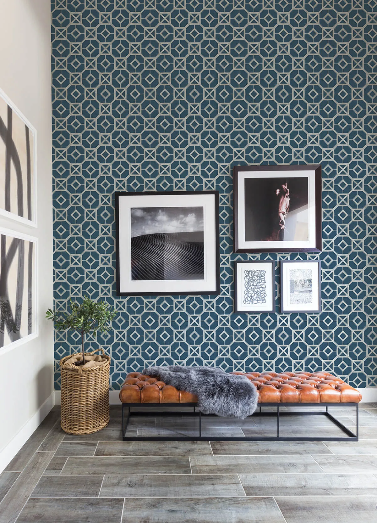 A-Street Prints Livia - Dark Blue Wallpaper | Buy Online A-Street Prints Livia wallpaper, color Dark Blue, SKU 4014-26411