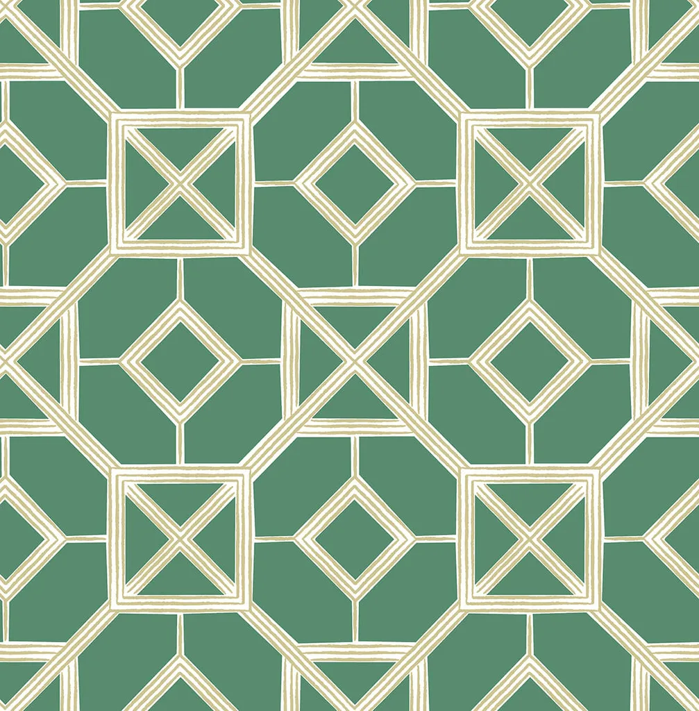 A-Street Prints Livia wallpaper, color Green, SKU 4014-26410