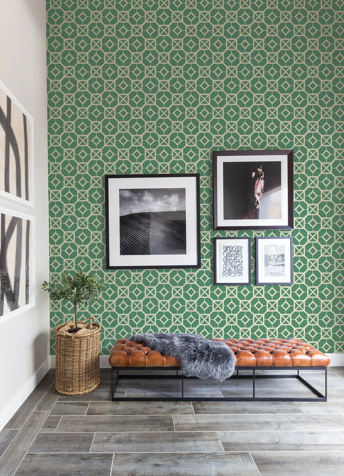 A-Street Prints Livia - Green Wallpaper | Buy Online A-Street Prints Livia wallpaper, color Green, SKU 4014-26410
