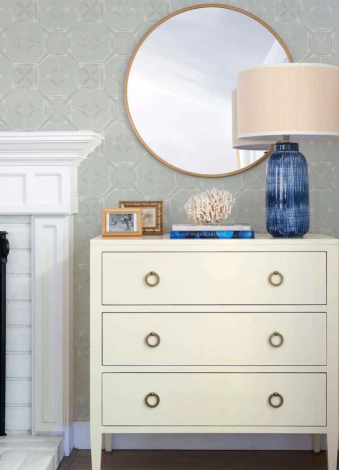 A-Street Prints Livia wallpaper, color Grey, SKU 4014-26412