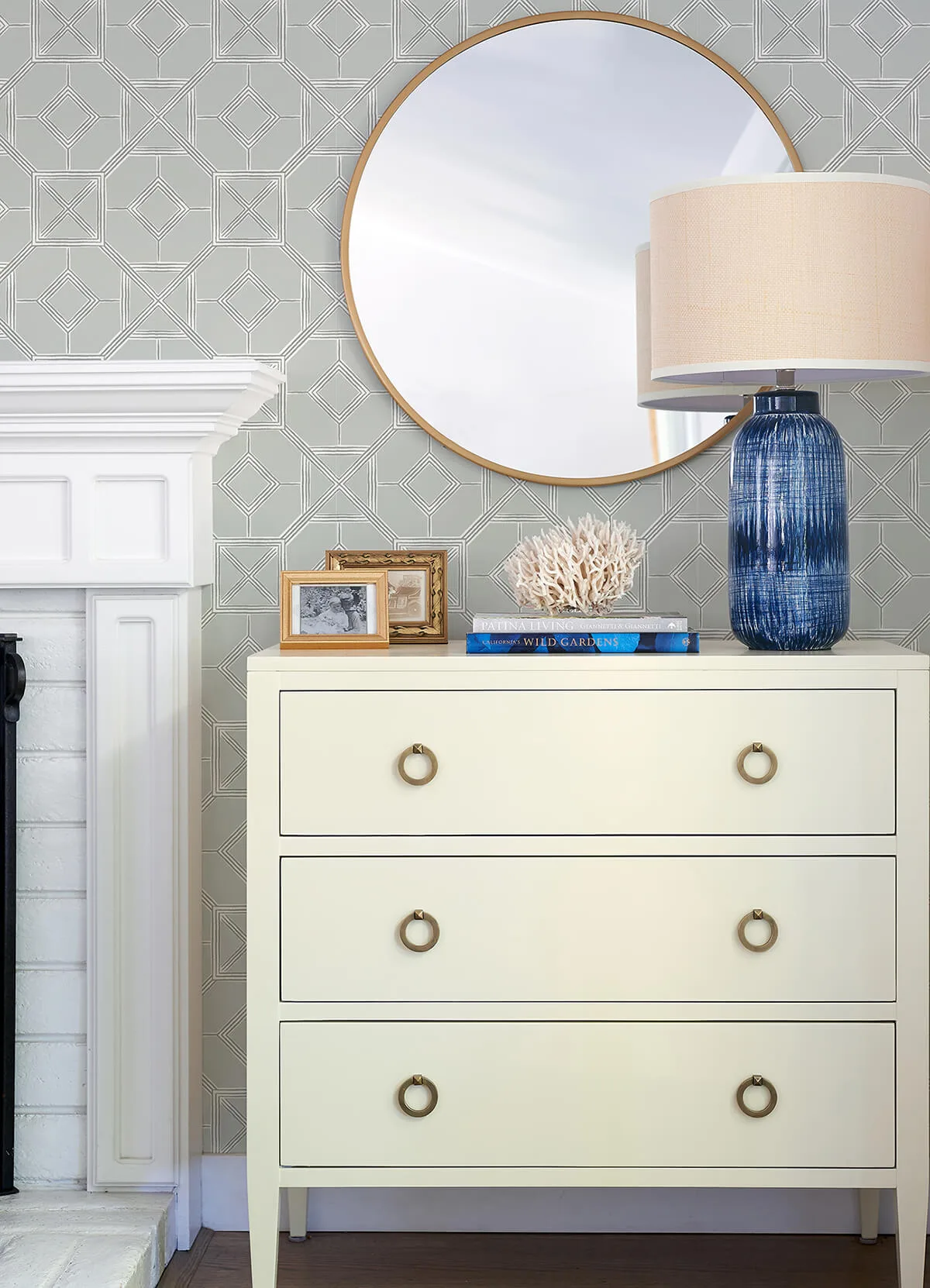 A-Street Prints Livia wallpaper, color Grey, SKU 4014-26412