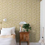 A-Street Prints Lizette wallpaper, color Mustard, SKU 4080-15910