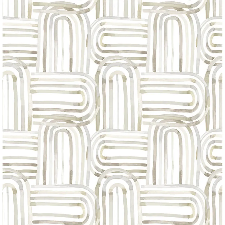 A-Street Prints Lolly wallpaper, color Beige, SKU 4135-27272