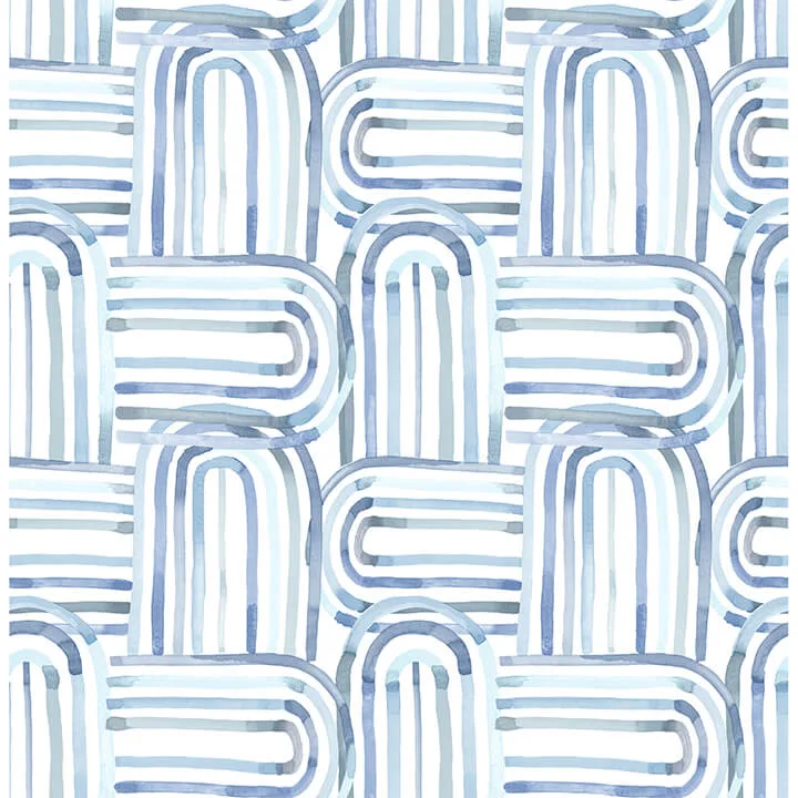 A-Street Prints Lolly wallpaper, color Blue, SKU 4135-27273