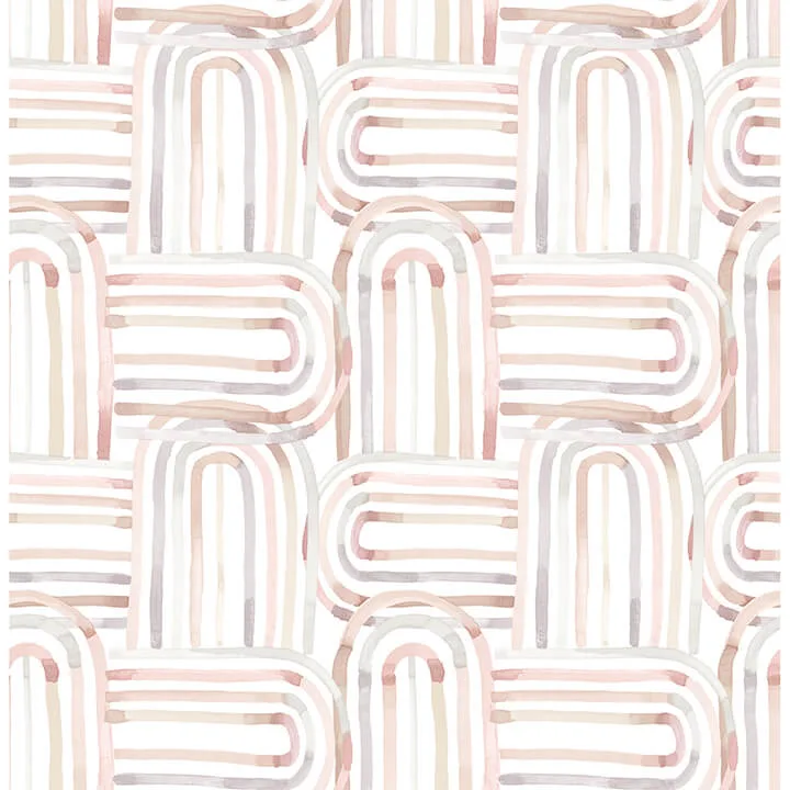 A-Street Prints Lolly wallpaper, color Blush, SKU 4135-27271
