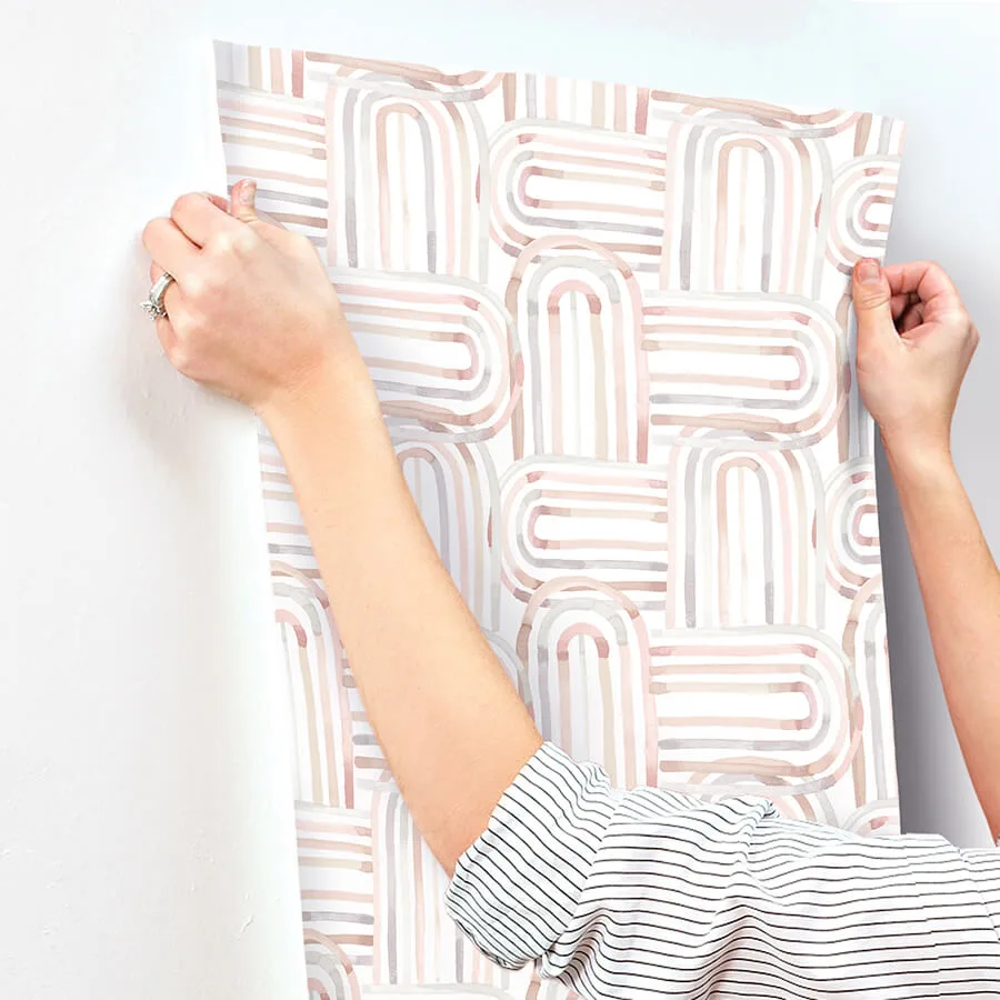 A-Street Prints Lolly - Blush Wallpaper | Buy Online A-Street Prints Lolly wallpaper, color Blush, SKU 4135-27271