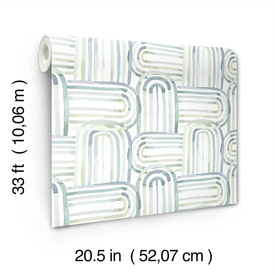 A-Street Prints Lolly - Teal Wallpaper | Buy Online A-Street Prints Lolly wallpaper, color Teal, SKU 4135-27270