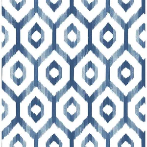 A-Street Prints Lucia wallpaper, color Blue, SKU 2744-24143