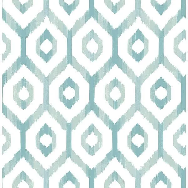 A-Street Prints Lucia wallpaper, color Teal, SKU 2744-24142