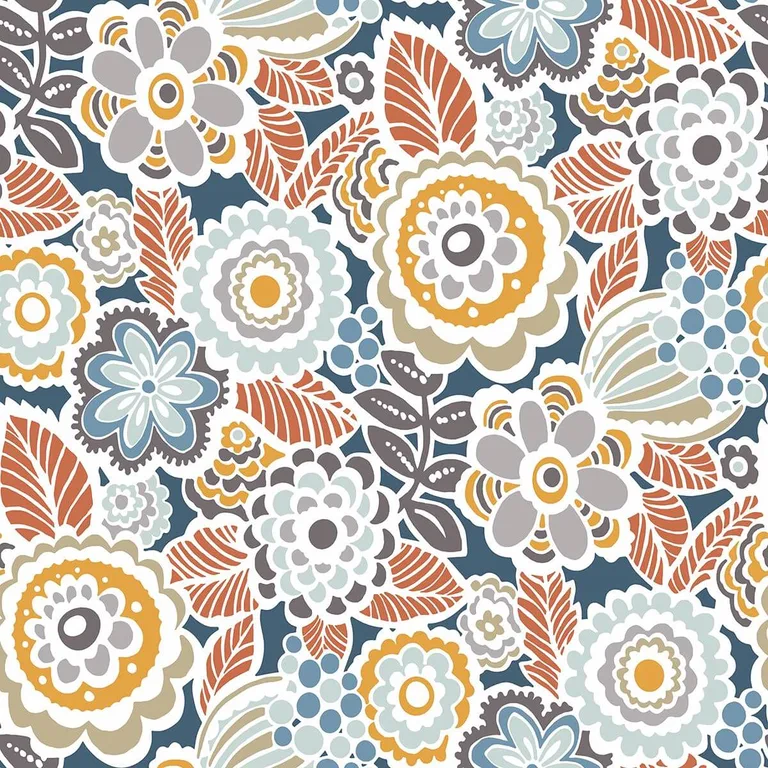 A-Street Prints Lucy wallpaper, color Navy, SKU 2903-25866