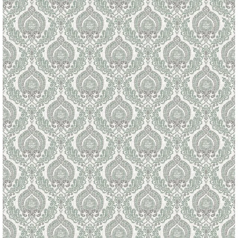 A-Street Prints Lulu wallpaper, color Dark Green, SKU 2657-22229