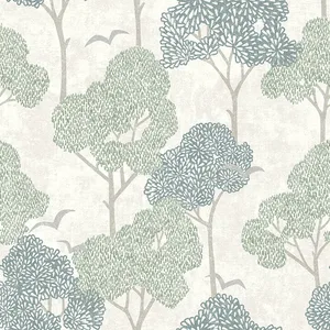 A-Street Prints Lykke wallpaper, color Green, SKU 4066-26542