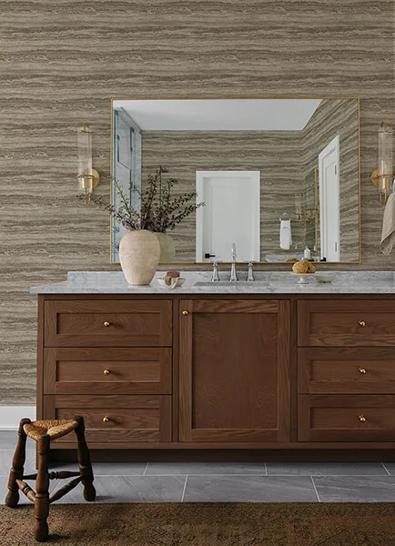 A-Street Prints Lyman wallpaper, color Stone, SKU 4173-27666