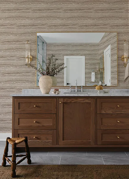 A-Street Prints Lyman wallpaper, color Mauve, SKU 4173-27668
