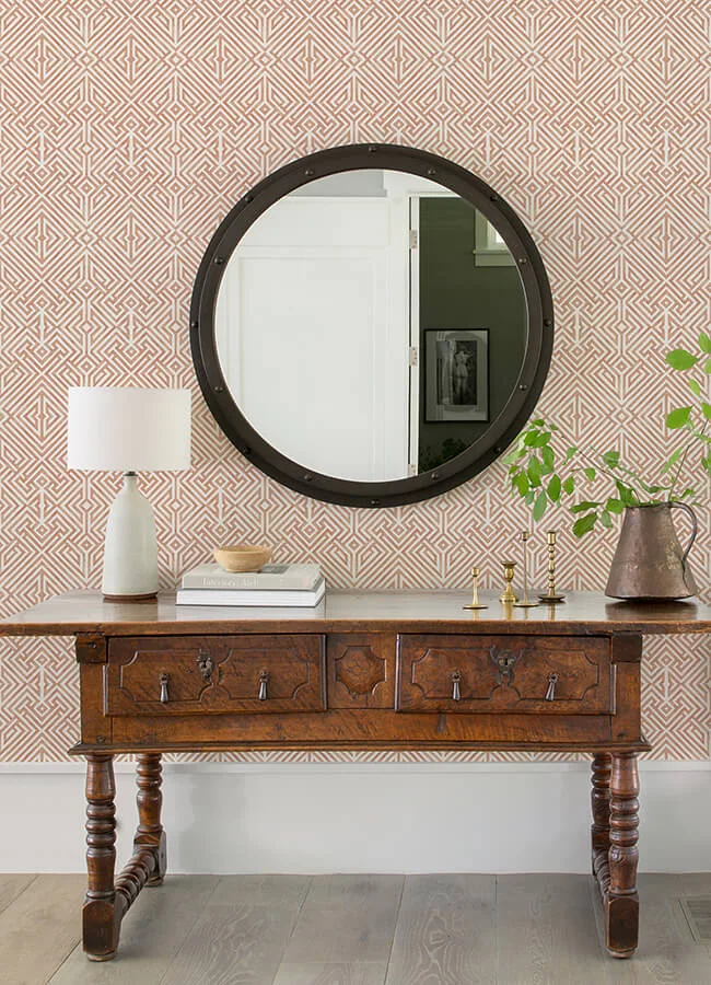A-Street Prints Lyon - Coral Wallpaper | Buy Online A-Street Prints Lyon wallpaper, color Coral, SKU 4120-26848
