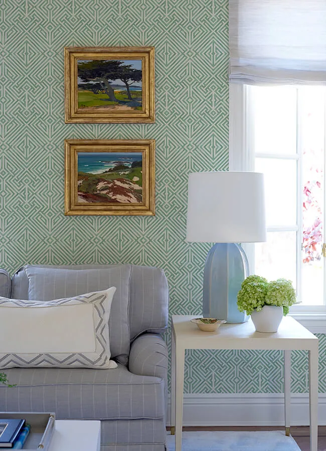 A-Street Prints Lyon wallpaper, color Green, SKU 4120-26850