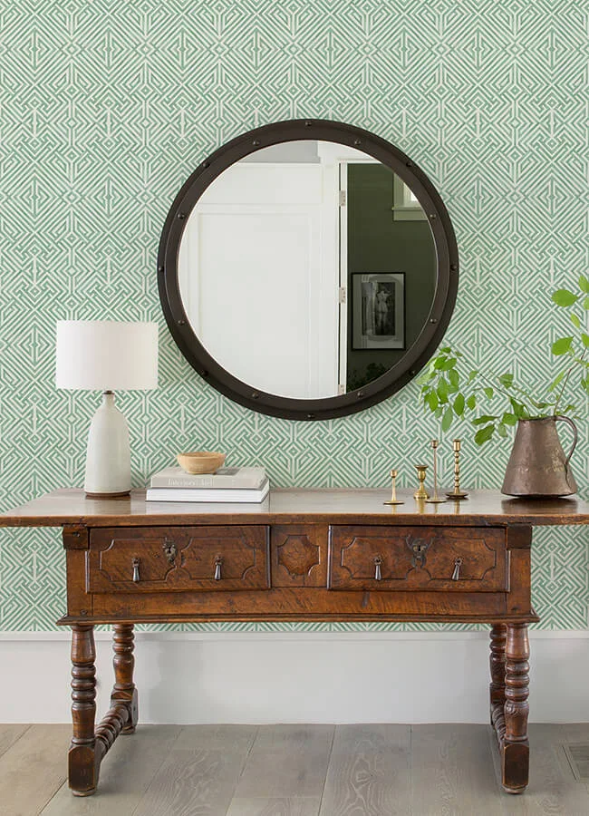 A-Street Prints Lyon wallpaper, color Green, SKU 4120-26850