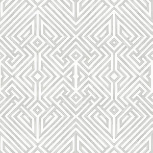 A-Street Prints Lyon wallpaper, color Silver, SKU 4120-26849