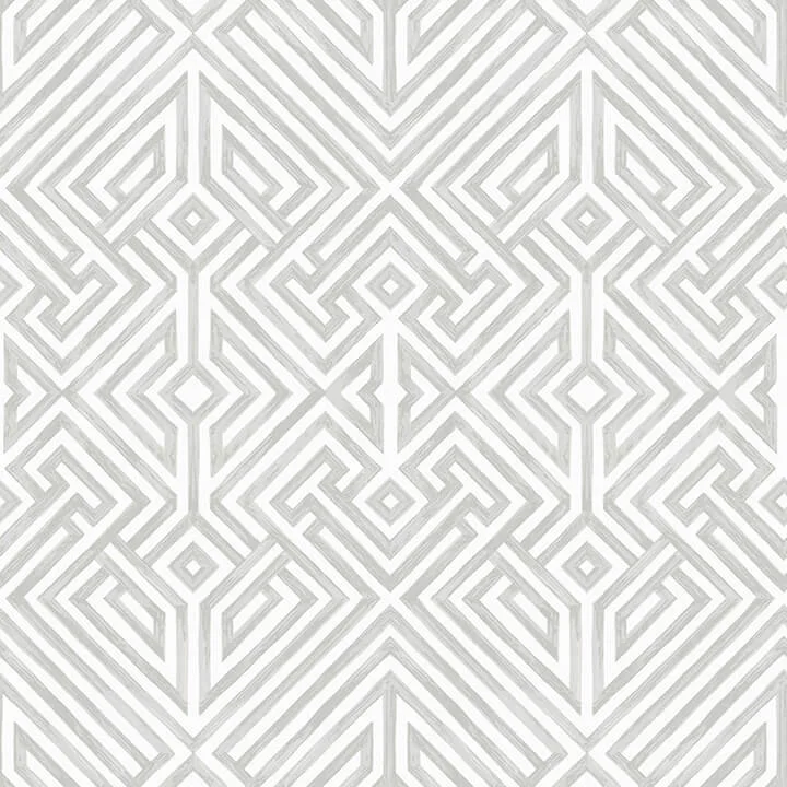A-Street Prints Lyon wallpaper, color Silver, SKU 4120-26849