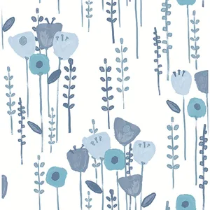 A-Street Prints Mabel wallpaper, color Blue, SKU 4135-27274