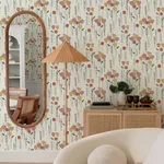 A-Street Prints Mabel - Coral Wallpaper | Buy Online A-Street Prints Mabel wallpaper, color Coral, SKU 4135-27278
