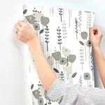 A-Street Prints Mabel - Grey Wallpaper | Buy Online A-Street Prints Mabel wallpaper, color Grey, SKU 4135-27277