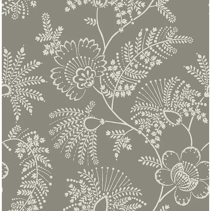 A-Street Prints Maeve wallpaper, color Grey, SKU 4120-26827