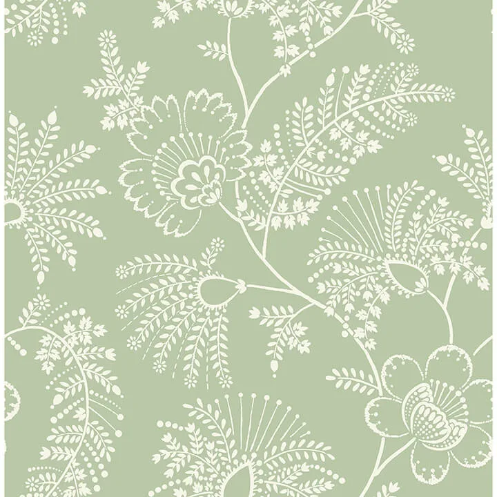 A-Street Prints Maeve wallpaper, color Sage, SKU 4120-26823