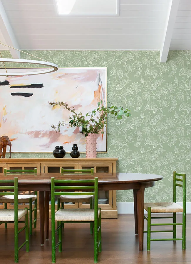 A-Street Prints Maeve wallpaper, color Sage, SKU 4120-26823