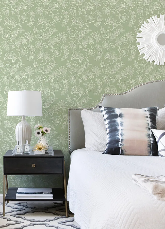 A-Street Prints Maeve - Sage Wallpaper | Buy Online A-Street Prints Maeve wallpaper, color Sage, SKU 4120-26823