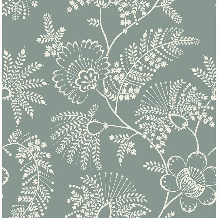 A-Street Prints Maeve wallpaper, color Sea Green, SKU 4120-26824