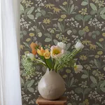 A-Street Prints Magdalena - Charcoal Wallpaper | Buy Online A-Street Prints Magdalena wallpaper, color Charcoal, SKU 4080-92133