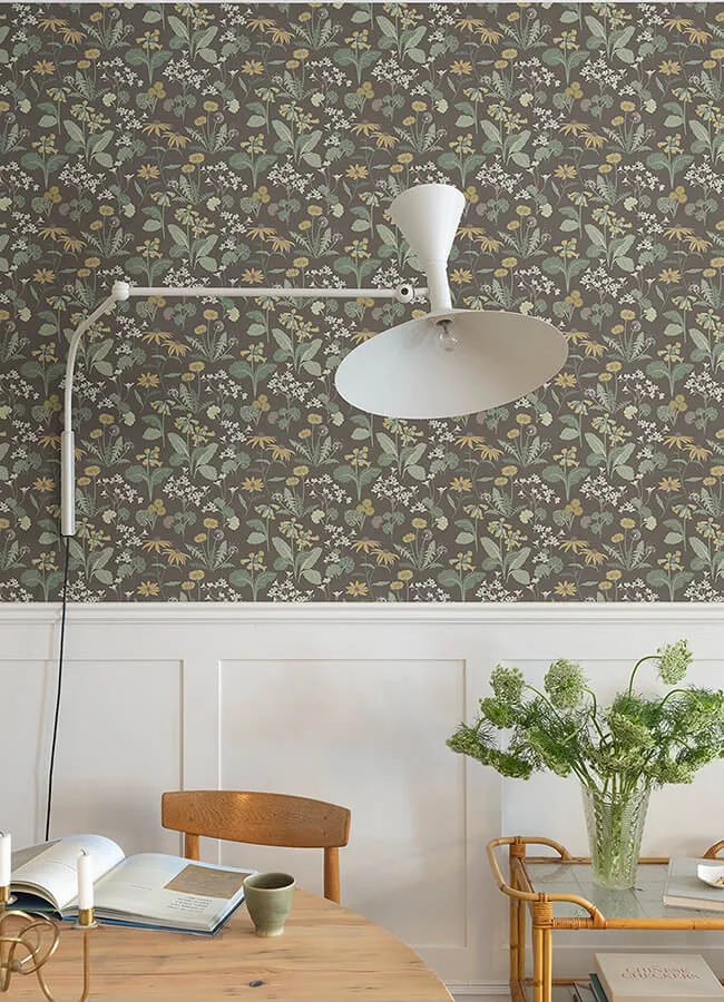 A-Street Prints Magdalena - Charcoal Wallpaper | Buy Online A-Street Prints Magdalena wallpaper, color Charcoal, SKU 4080-92133