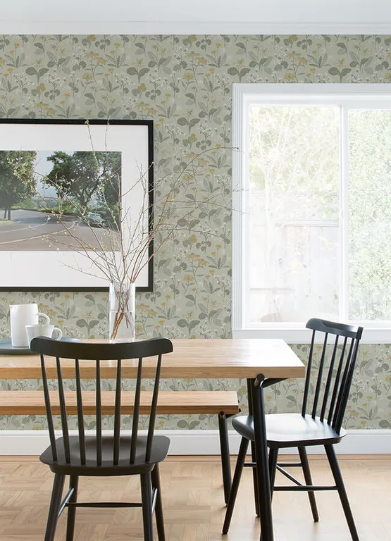 A-Street Prints Magdalena wallpaper, color Light Green, SKU 4080-92134