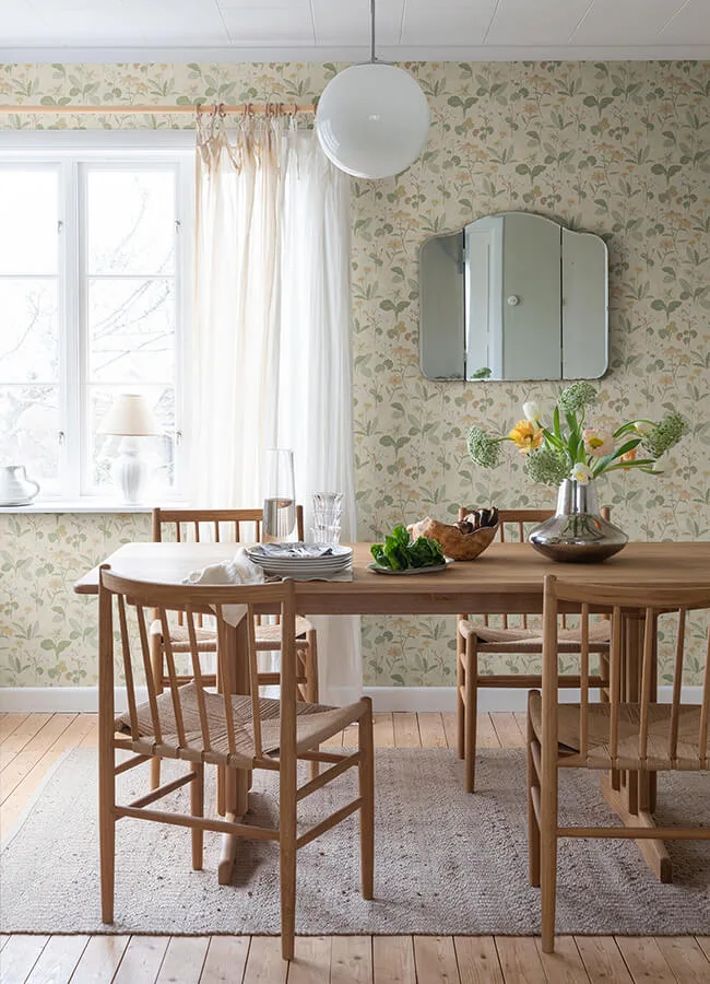 A-Street Prints Magdalena wallpaper, color Light Yellow, SKU 4080-92135