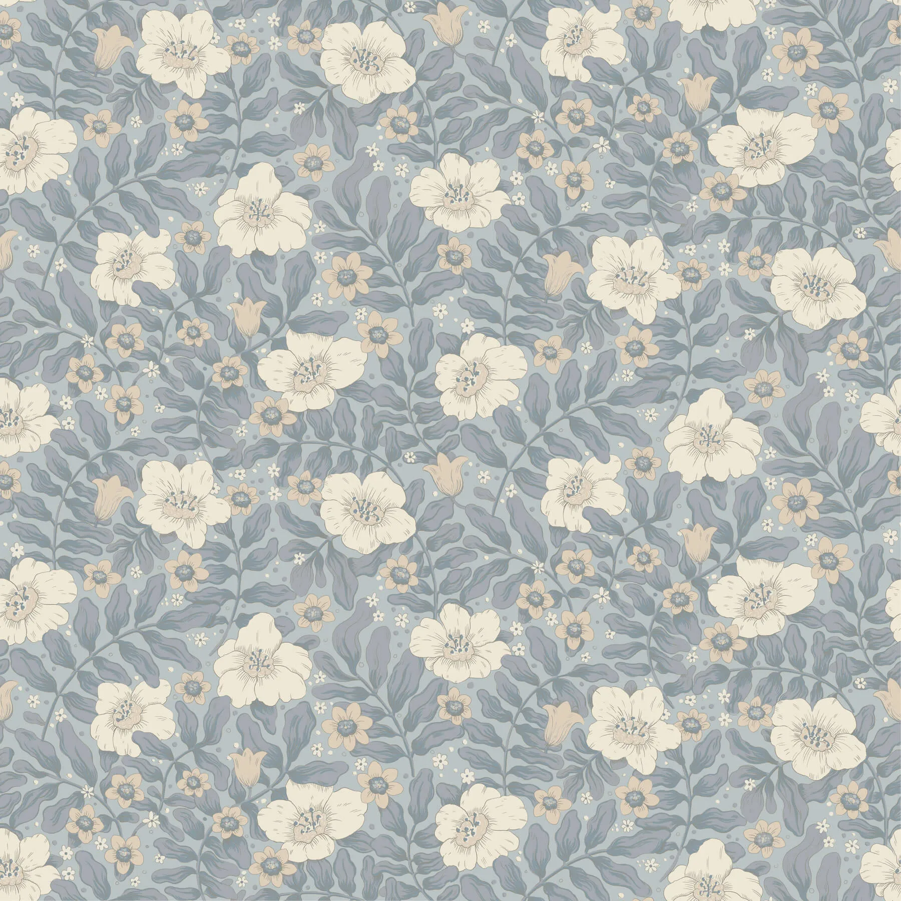 A-Street Prints Maggan wallpaper, color Blue, SKU 4201-48023