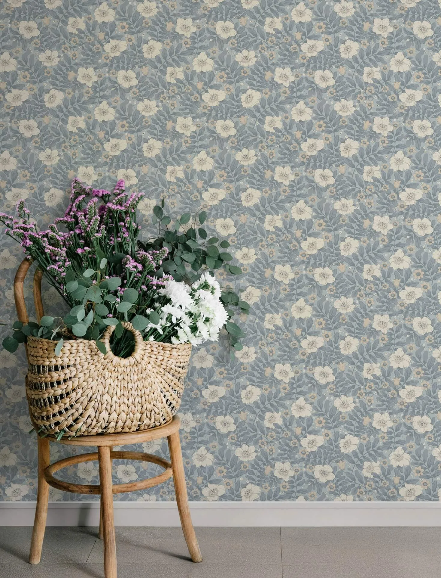 A-Street Prints Maggan wallpaper, color Blue, SKU 4201-48023