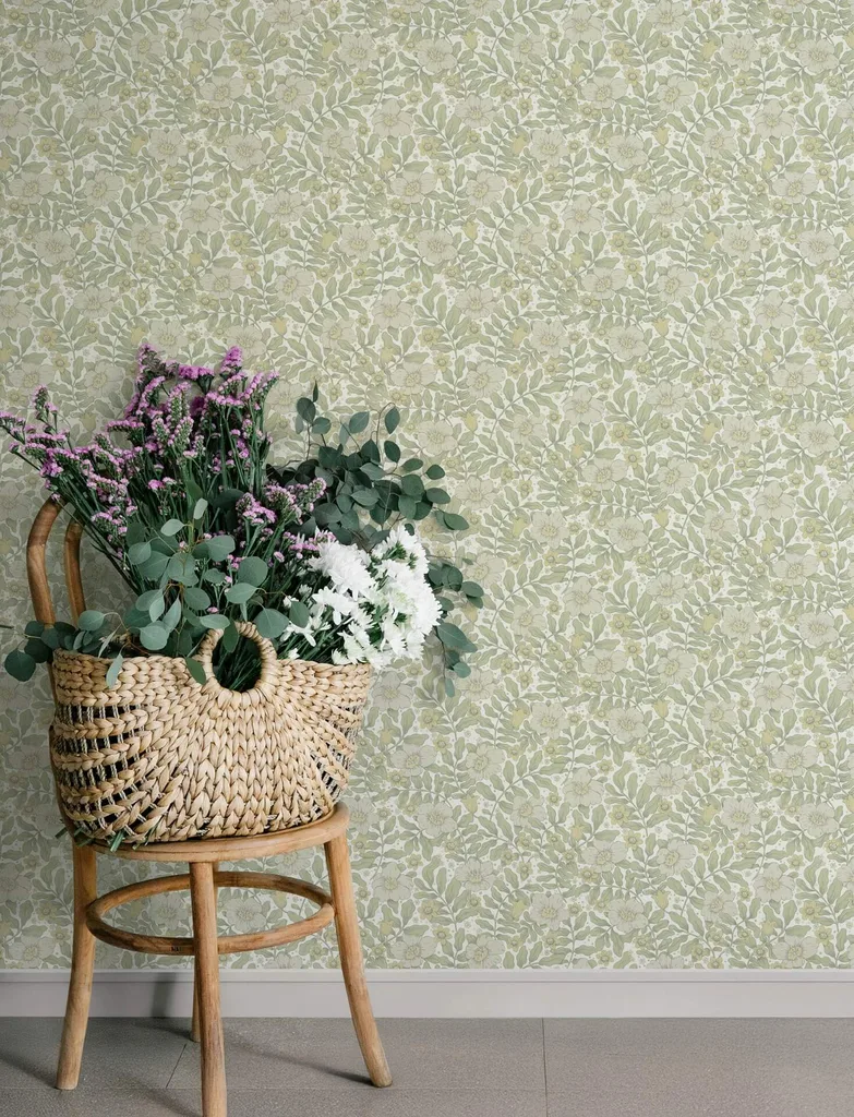 A-Street Prints Maggan wallpaper, color Sage, SKU 4201-48019