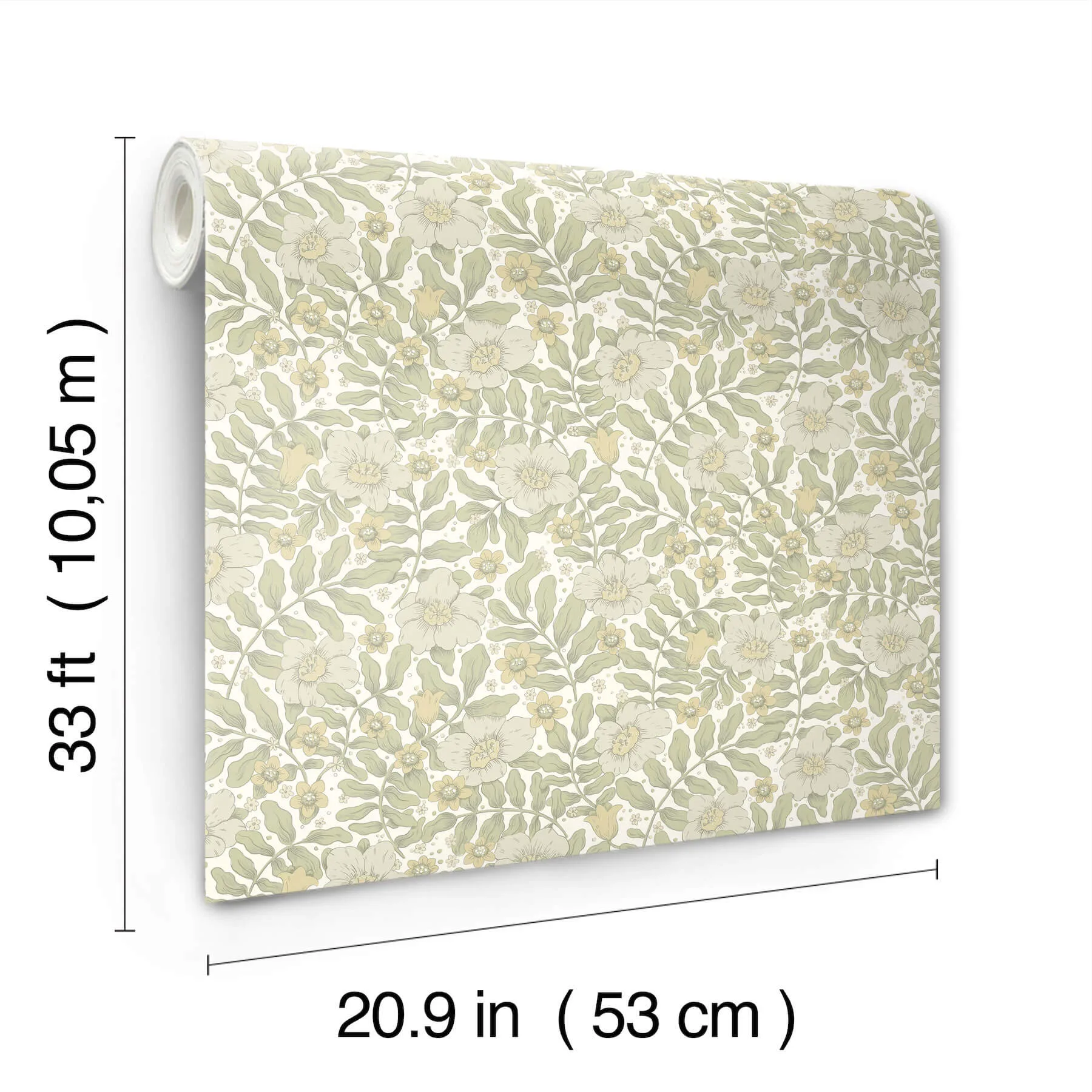 A-Street Prints Maggan - Sage Wallpaper | Buy Online A-Street Prints Maggan wallpaper, color Sage, SKU 4201-48019