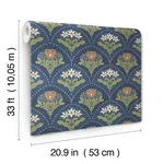 A-Street Prints Maj - Navy Wallpaper | Buy Online A-Street Prints Maj wallpaper, color Navy, SKU 4201-48018