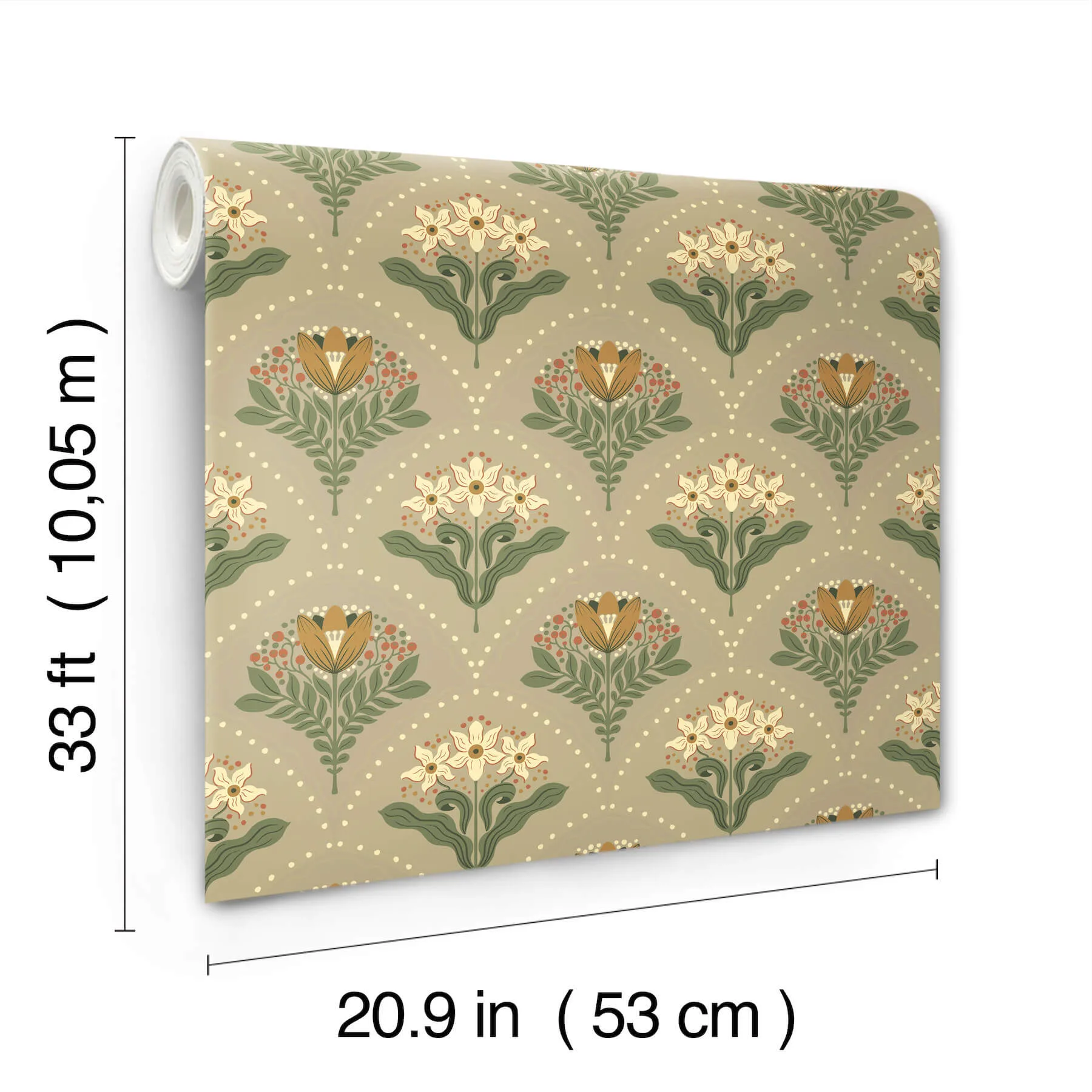 A-Street Prints Maj - Taupe Wallpaper | Buy Online A-Street Prints Maj wallpaper, color Taupe, SKU 4201-48017