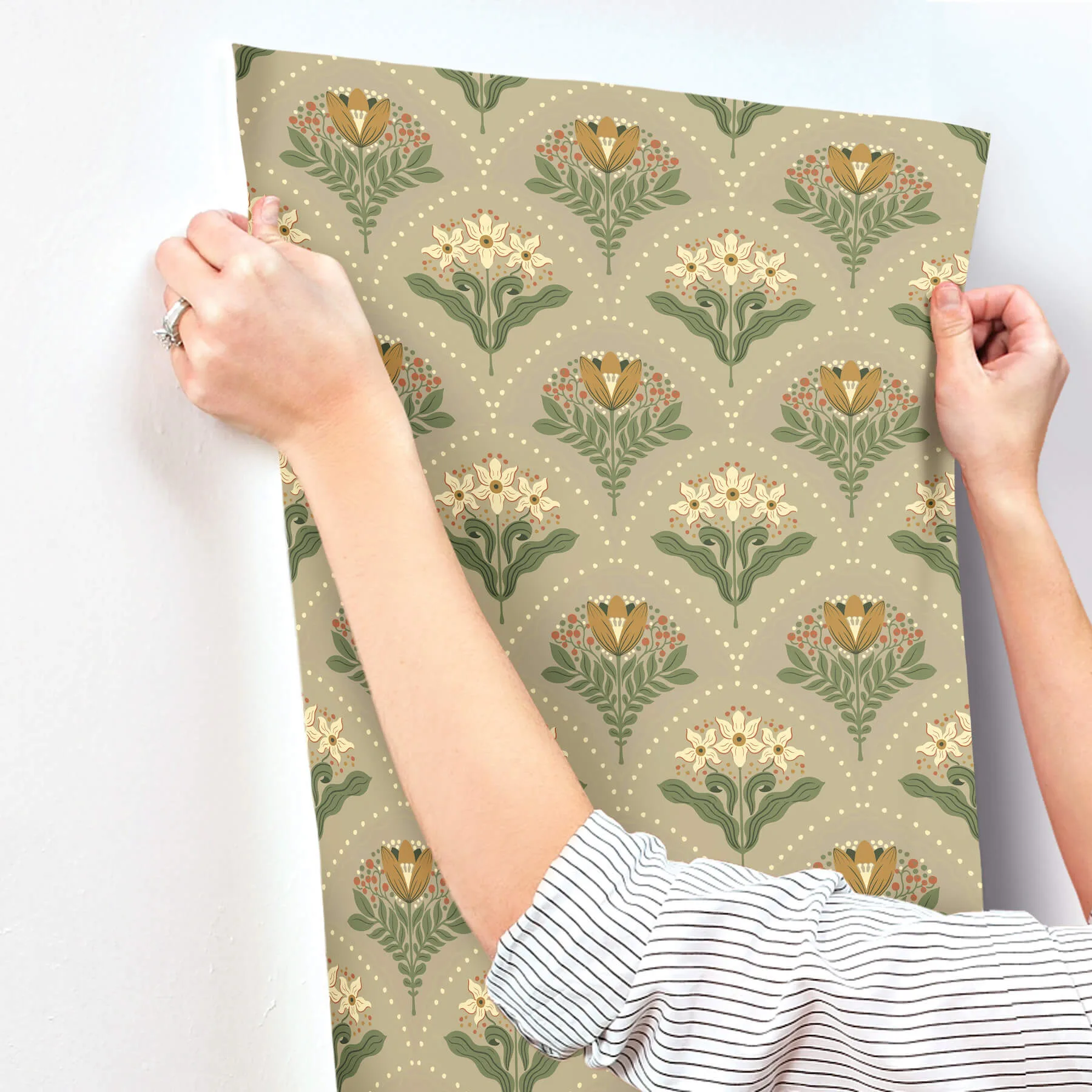 A-Street Prints Maj - Taupe Wallpaper | Buy Online A-Street Prints Maj wallpaper, color Taupe, SKU 4201-48017