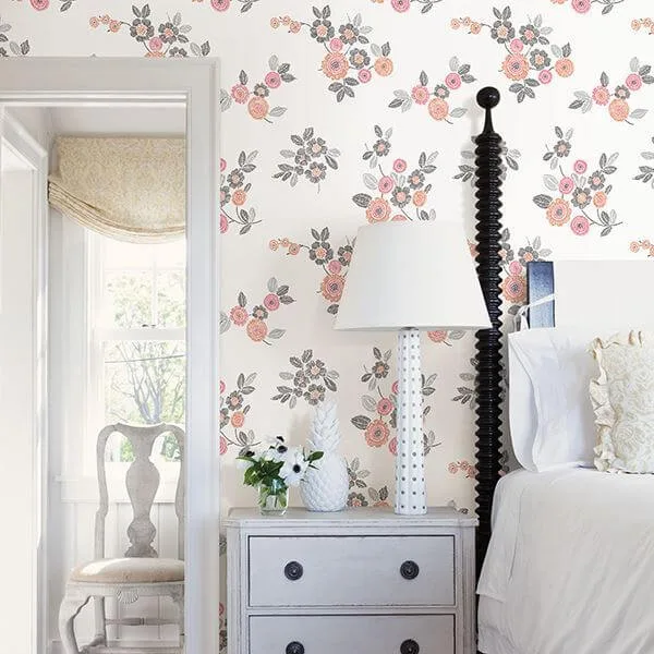 A-Street Prints Malaga wallpaper, color Pink, SKU 2744-24128