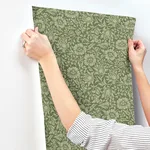 A-Street Prints Mallow - Dark Green Wallpaper | Buy Online A-Street Prints Mallow wallpaper, color Dark Green, SKU 4153-82042