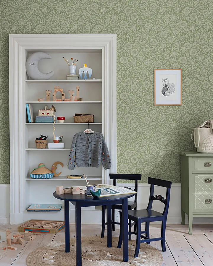 A-Street Prints Mallow wallpaper, color Green, SKU 4153-82041