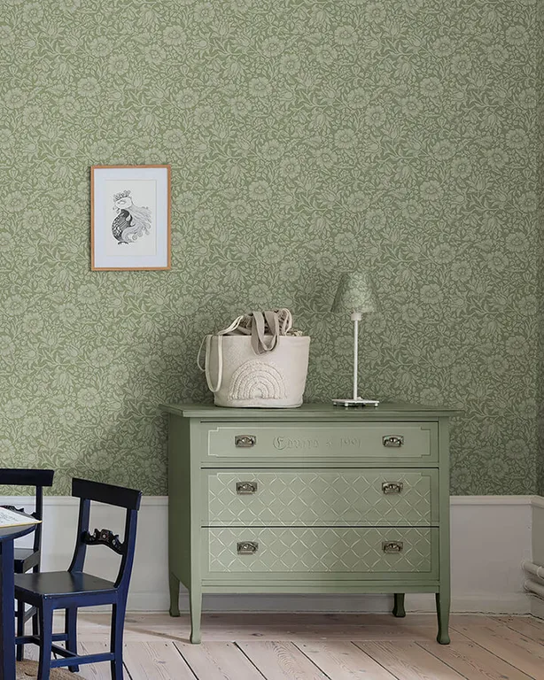 A-Street Prints Mallow wallpaper, color Green, SKU 4153-82041