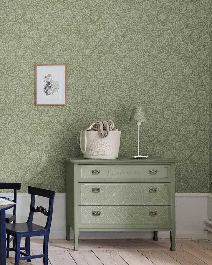 A-Street Prints Mallow wallpaper, color Green, SKU 4153-82041