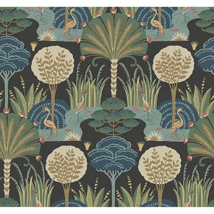 A-Street Prints Mandeville wallpaper, color Multicolor, SKU 4034-72120