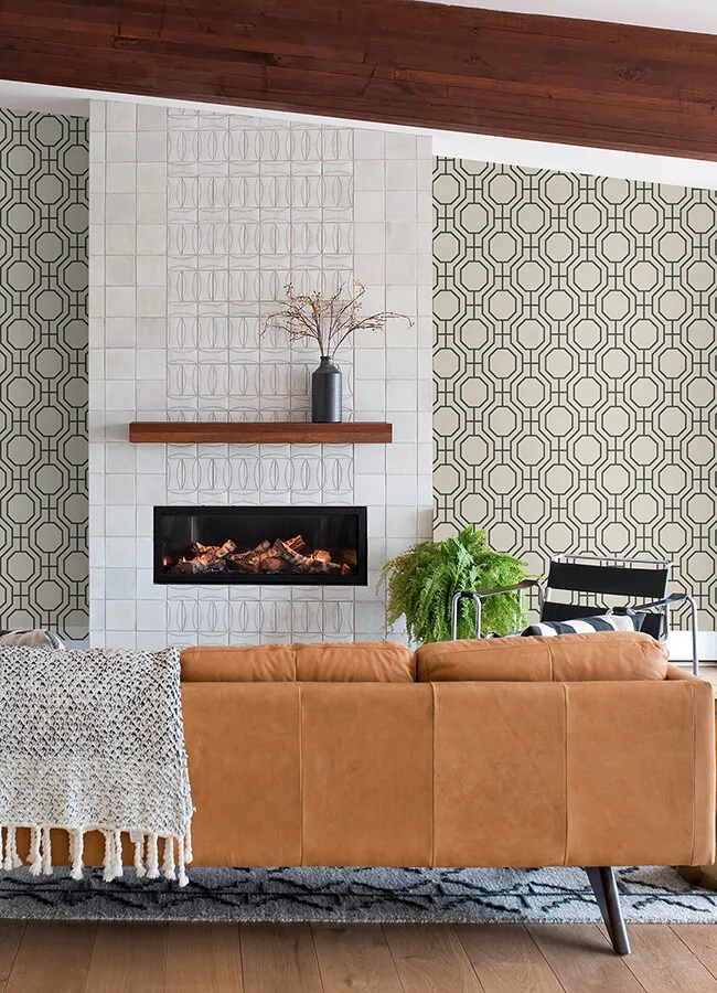A-Street Prints Manor wallpaper, color Black, SKU 4122-27049