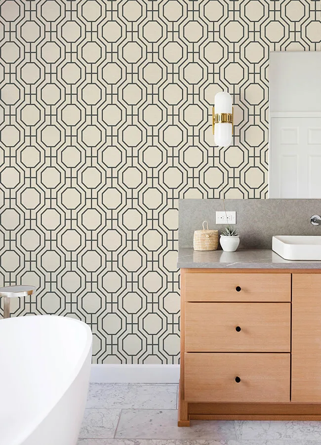 A-Street Prints Manor wallpaper, color Black, SKU 4122-27049